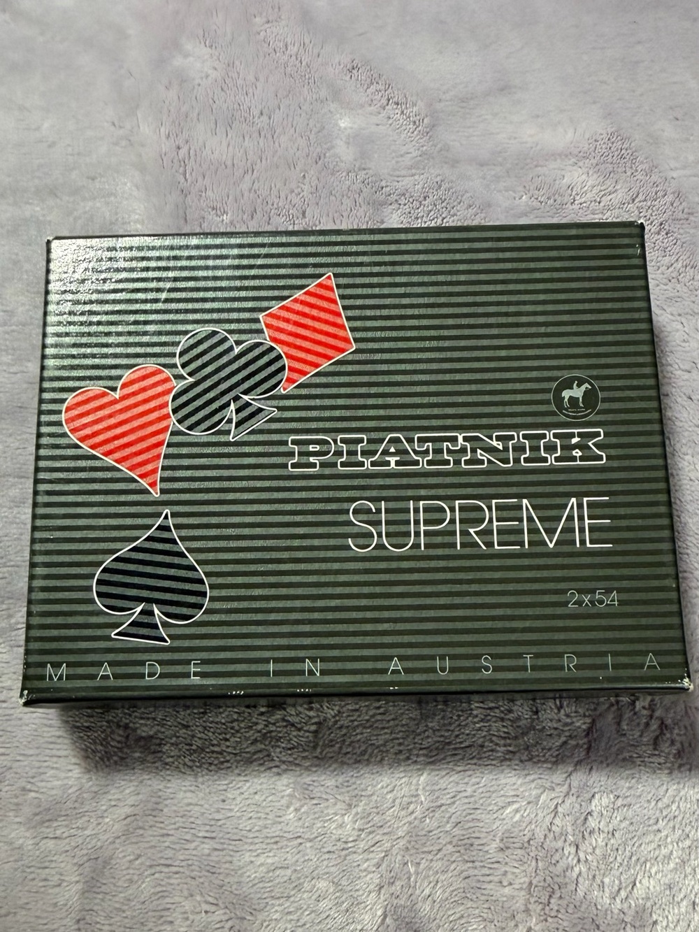 Vintage Piatnik Supreme Mozart Playing Cards Double Deck 2x54 Made in Austria